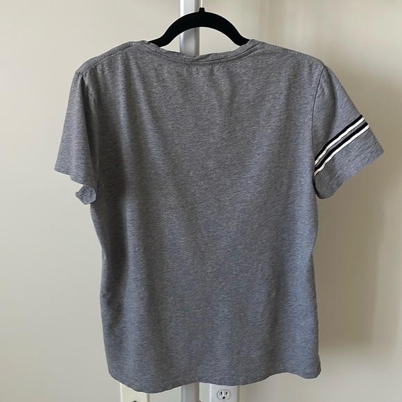Balmain Paris Flock and print logo unisex grey cotton t shirt, size M - Picture 2 of 8